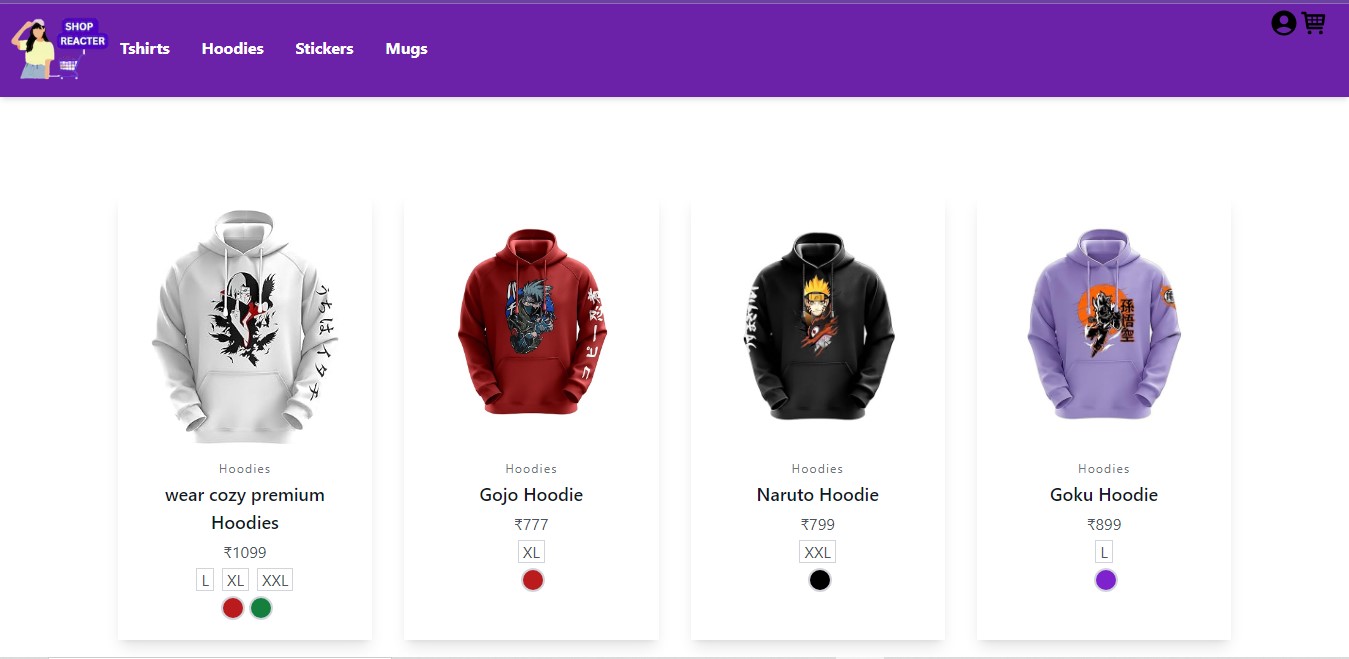 E-Commerce Site ScreenShotsImg